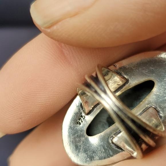 New Solar Agate 925 Silver Statement Ring. - Picture 11 of 14
